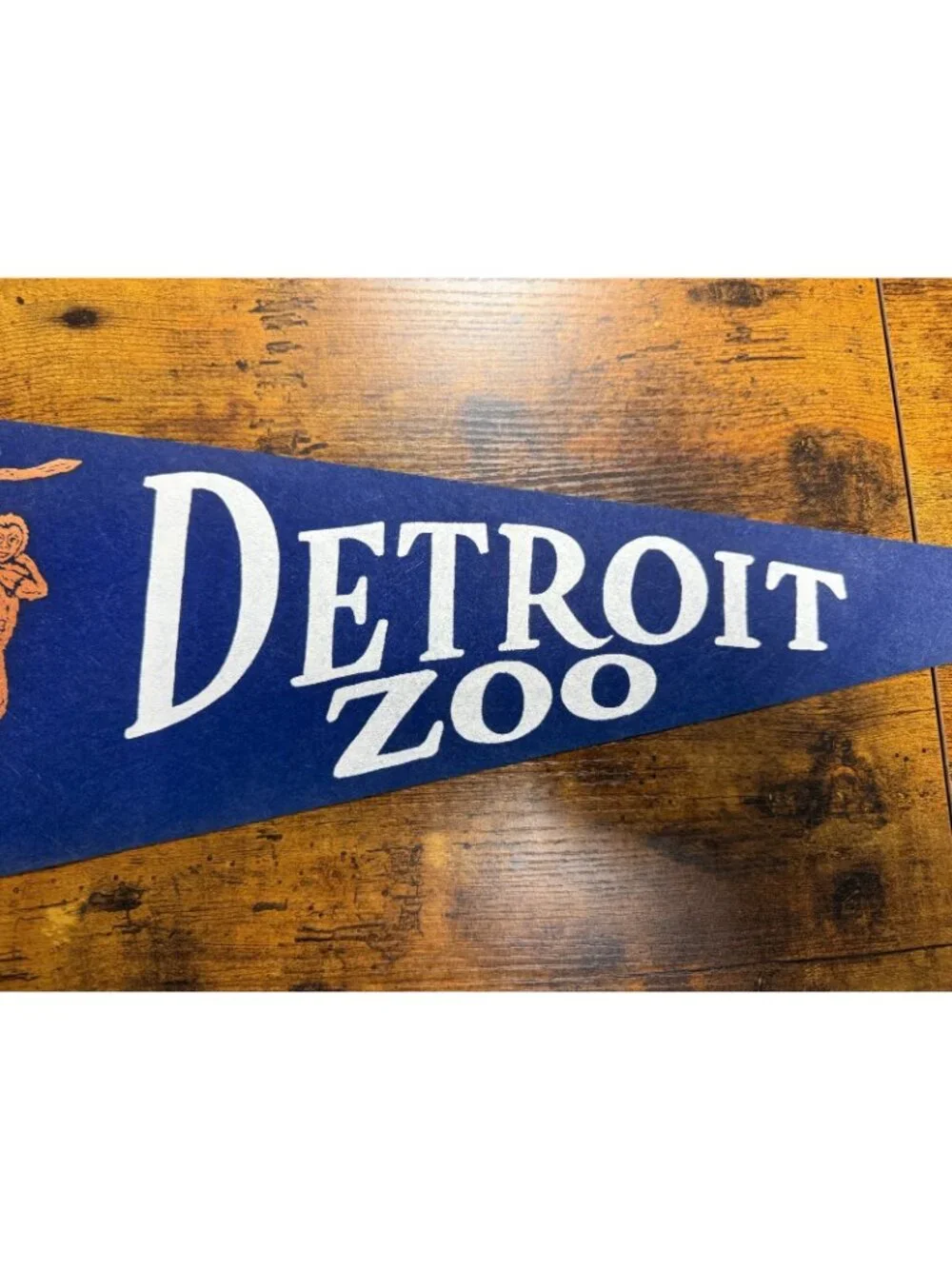 Vintage Detroit Zoo pennant